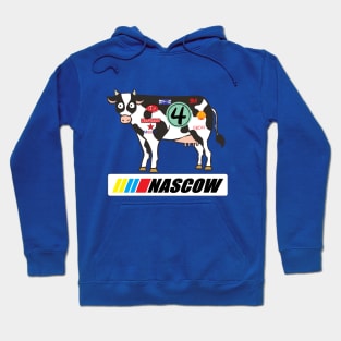 Nascow, a tribute to cows and Nascar Hoodie